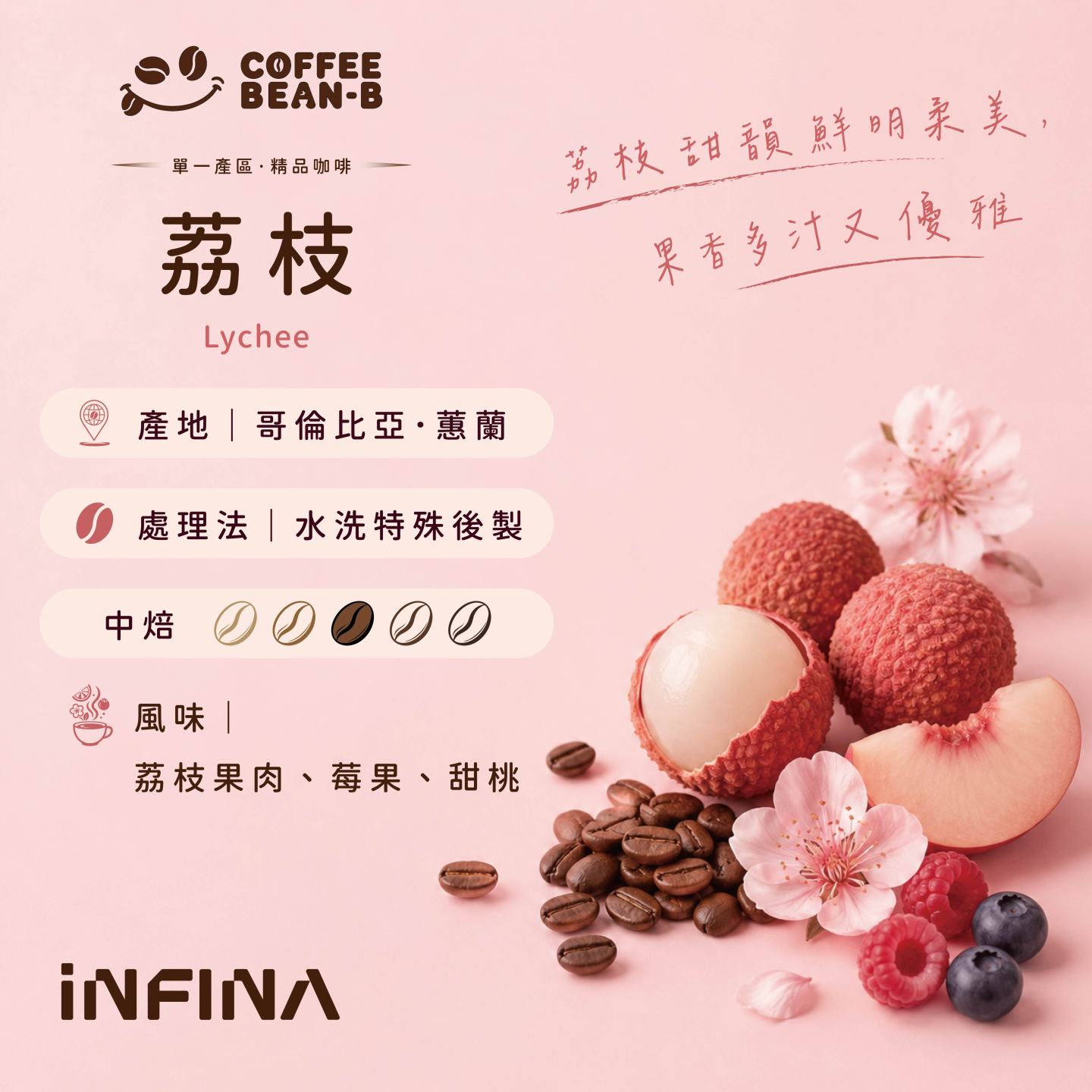 COFFEE BEAN-B 精品咖啡豆、濾掛(中焙)